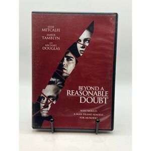 Beyond a Reasonable Doubt DVD 2009 Michael Douglas Jesse Metcalfe Thriller